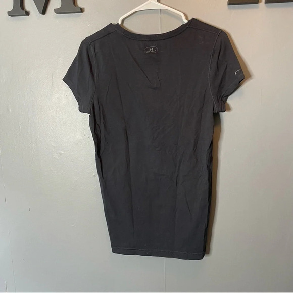 Under armour black scoop neck cotton tshirt women’s size medium - Picture 7 of 9